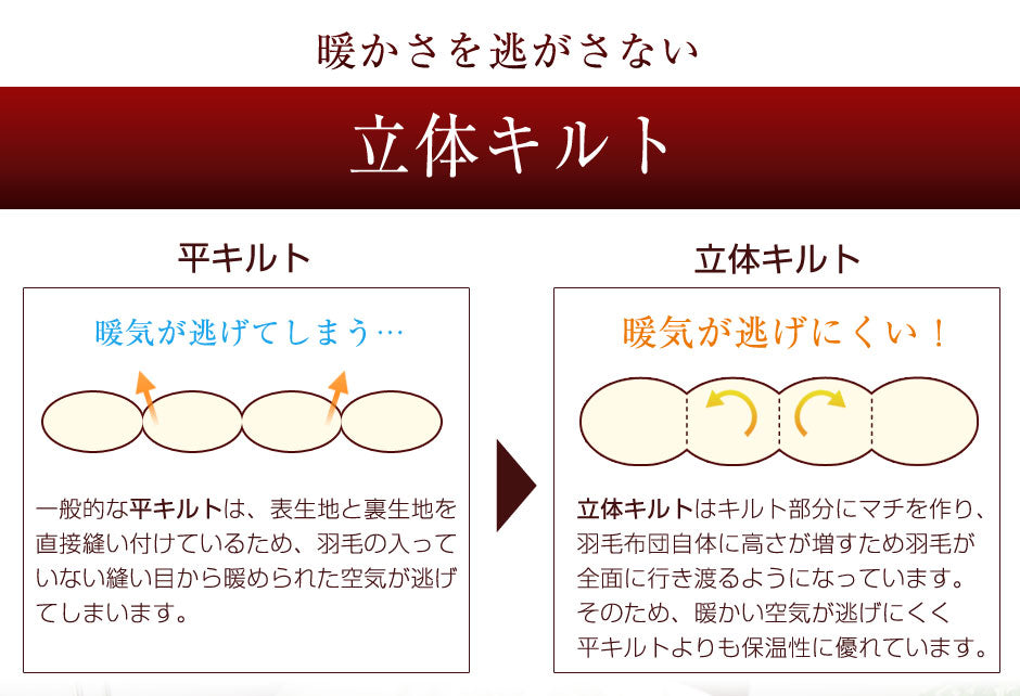 [シングル] 羽毛布団 ホワイトダックダウン95％ プラチナビッグクラスター CILブラックラベル 立体キルト 440dp以上 7年保証 日本製 〔39100057〕