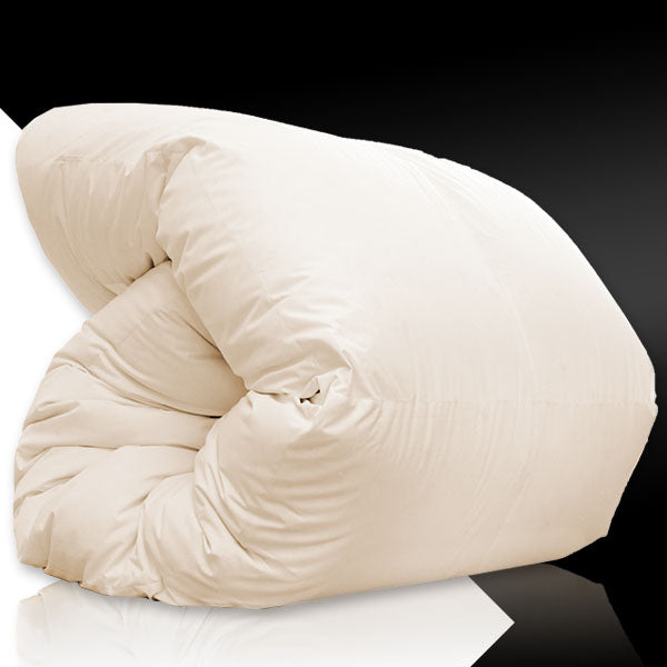 [セミダブル] 1.2kg 羽毛布団 マザーダックダウン95% CILブラックラベル 440dp 立体キルト 日本製 プラチナビッグクラスター〔39100059〕
