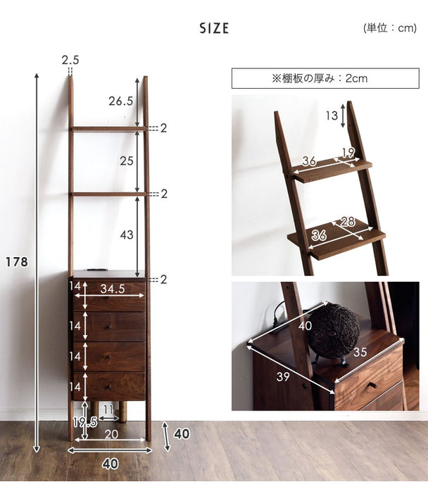 幅40cm キャビネット 日本製 木製 ノエル【超大型商品】〔39600002〕