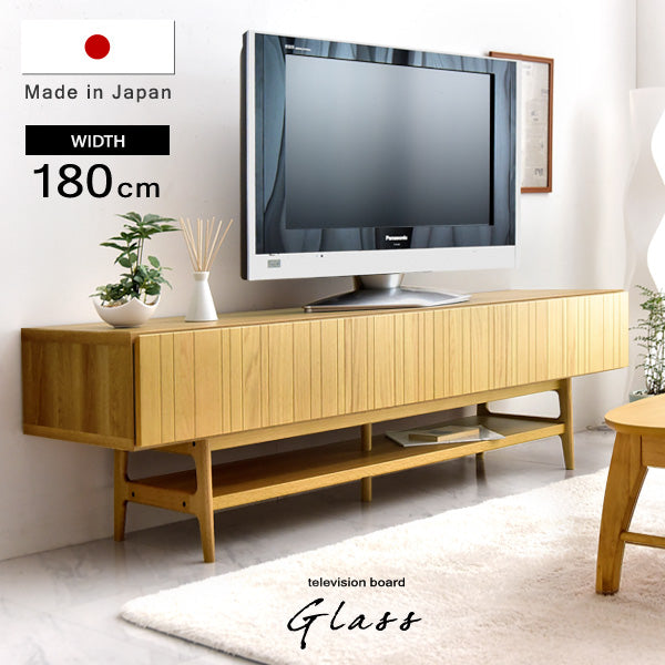 幅180cm 国産 テレビ台 オーク 【超大型商品】 〔39700002〕