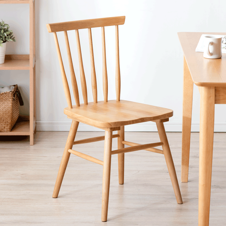 アンティーク　ダイニングチェア　英国風　ウィンザーチェア　木　ローチェア 送料無料】幅47 チェア リビング 居間 ダイニングチェア 椅子