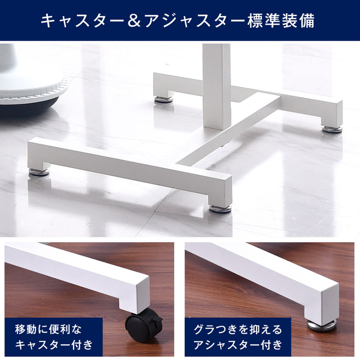 ［幅70cm］ 片手で楽々ワンタッチ昇降式 スタンディングデスク  伸縮 ガス圧式〔45400005〕
