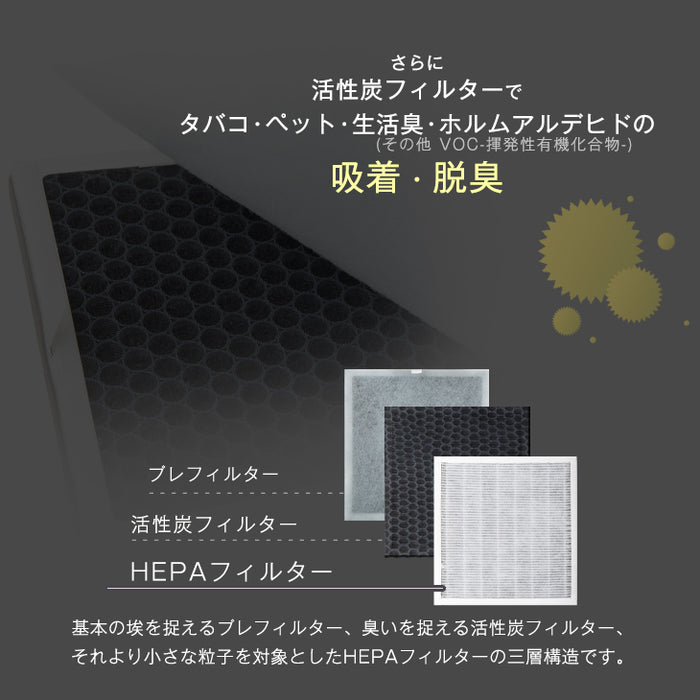 空気清浄機 UV-C紫外線ランプ搭載 ELEC-DIAMOND 〔48100003〕