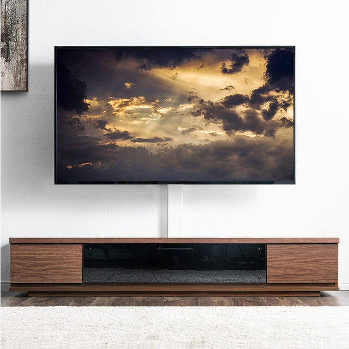 テレビ台150cm　65インチ対応　ホワイト 鏡面　完成品　日本製　テレビボード