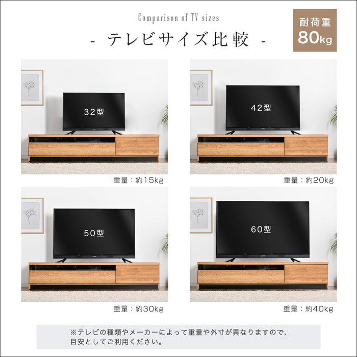 幅174cm テレビ台 *アトラス-TG* 木製 国産 完成品 【超大型商品 