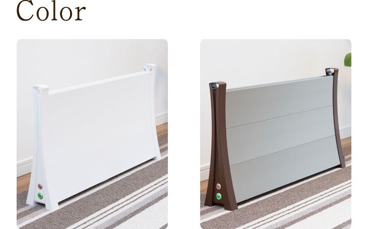 パネルヒーター 省エネ 75cm コンパクト ミニ 足元 薄型 脱衣所 電気ヒーター 日本製 3年保証 　 〔53900006〕