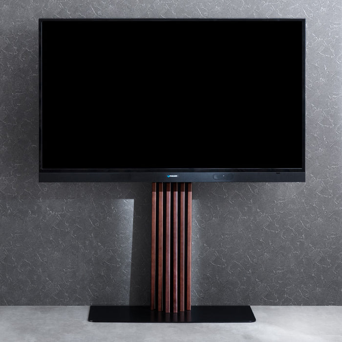 32～65インチ対応]アートな天然木テレビスタンド 高さ3段階 HDD