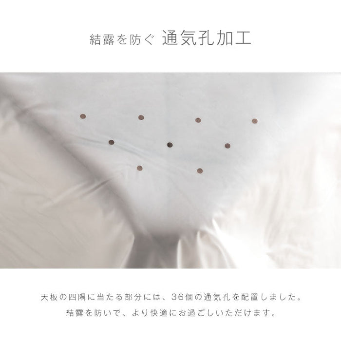 選べる2サイズ 240×240cm、235×280cm  こたつ上掛け こたつカバー 正方形 長方形 汚れない クリアシート 防水ビニール〔61700120〕