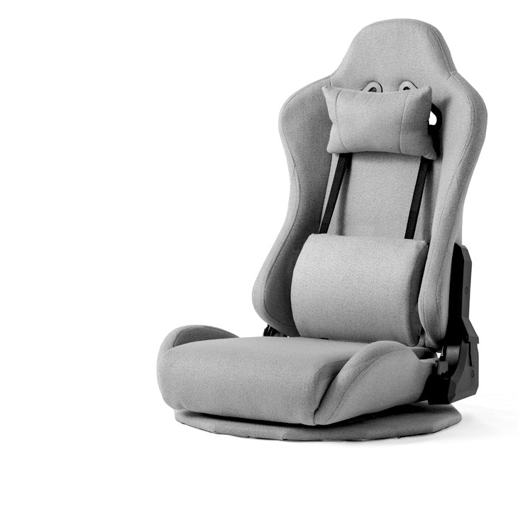 リクライニング グレー 椅子 ファブリック Amazon.co.jp: SAKODA calmzen ファブリック ゲーミング座椅子