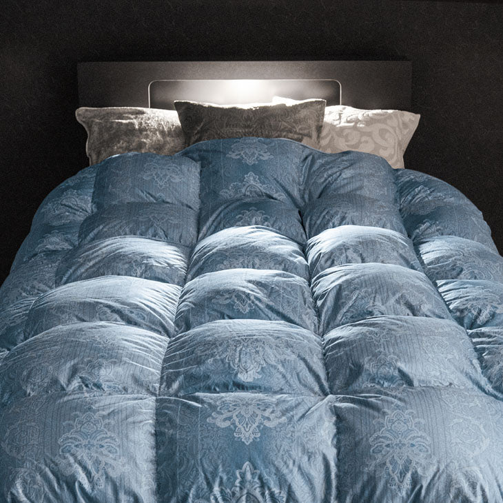 新品　日本製羽毛布団　ダワン95％　　超長綿100％190x210cm ex_sd.jpg