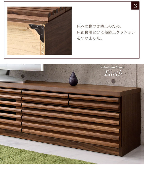 幅200cm 天然木 テレビ台 完成品【搬入設置込み】【超大型商品】〔71020048〕