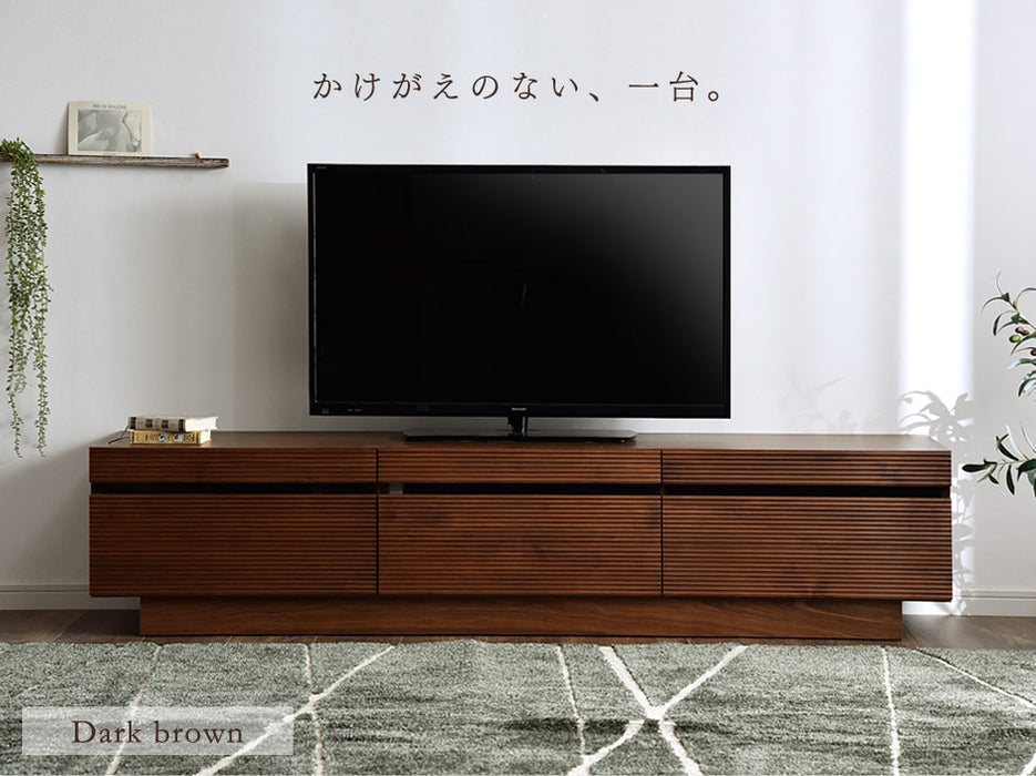 幅180cm 完成品 アルダー 無垢 テレビ台 木製 TV台【超大型商品】〔71020060〕 — 【公式】タンスのゲン本店  家具・インテリアのネット通販