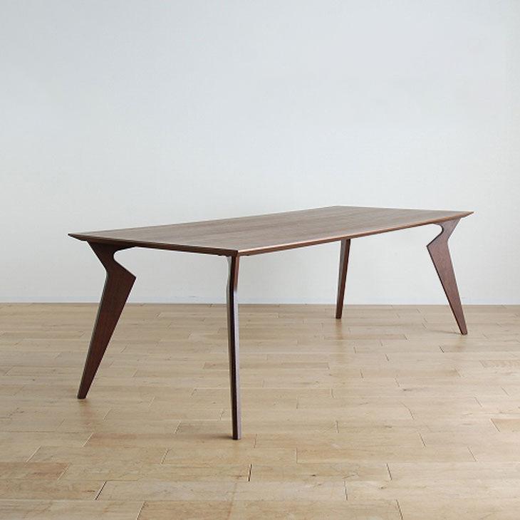 幅210×奥行90×高さ70cm] ダイニングテーブル 単品 6人掛け 天然木 大川 