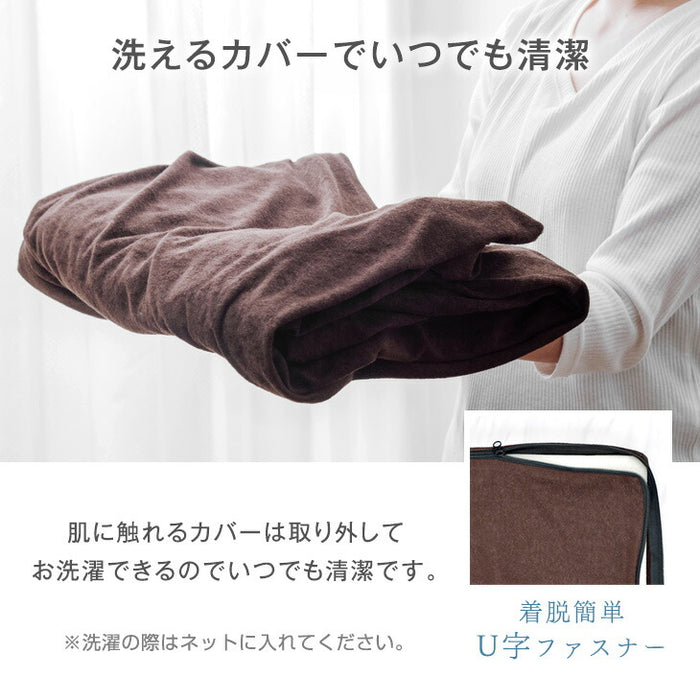 [セミダブル] 新技術 三つ折り 厚み10cm ボンネルコイル マットレス 床敷きOK 圧縮梱包 スプリング 敷布団〔77500010〕