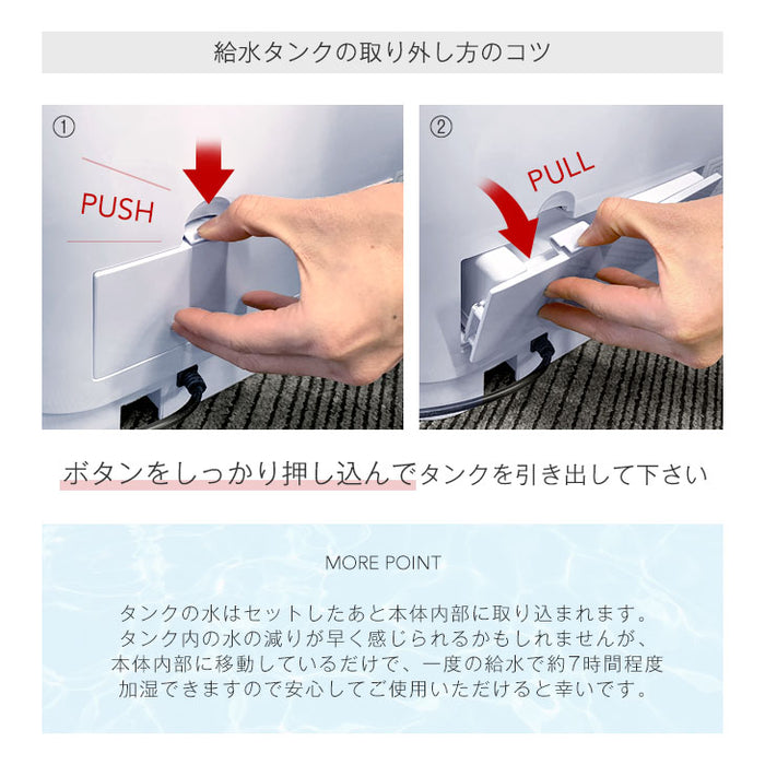 空気洗浄機 交換用フィルター付 マイナスイオン 加湿 30畳〔77800002〕