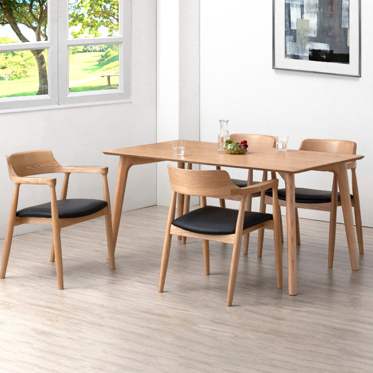 【4点セット】天然木 和座イス ナチュラル W40 4点セット】天然木 和座イス ナチュラル W40