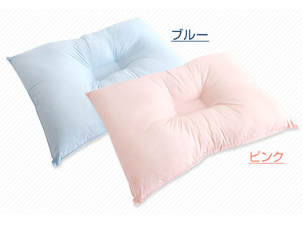 頚椎支持型まくら 洗える 日本製 43x63cm 健康枕  〔87190021〕