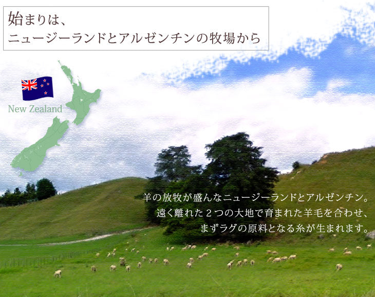 手織り ウールラグ ギャベ ラグ 130×190 厚手 ウール 100％ グラデーション 長方形 北欧 ラグマット カーペット ギャッベ インドギャベ 絨毯 じゅうたん おしゃれ〔87250018〕