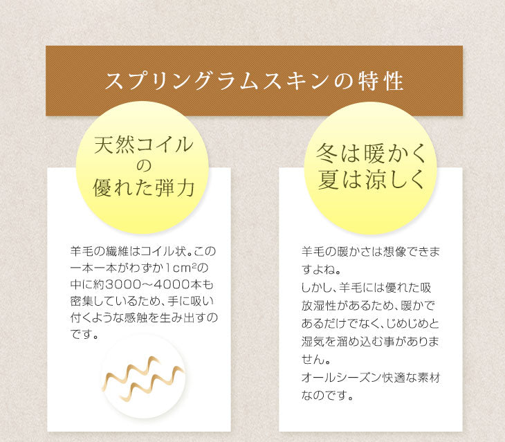 [100×200] ムートンラグ シングル 日本製 抗菌 防ダニ 消臭 短毛 敷パッド〔87250140〕