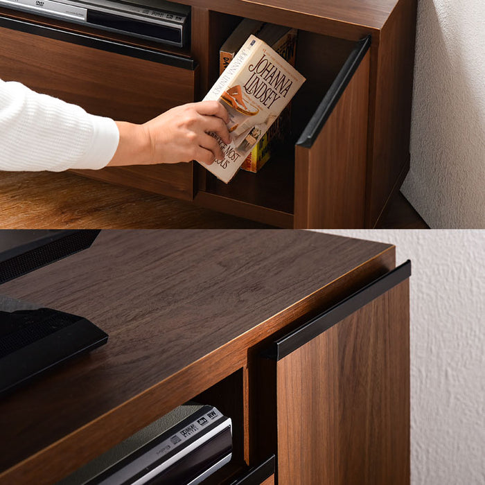 幅100㎝ テレビ台 国産 コーナータイプ *ピタゴラス-TG* 完成品〔24900046〕