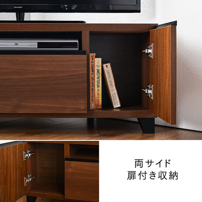 幅100㎝ テレビ台 国産 コーナータイプ *ピタゴラス-TG* 完成品〔24900046〕
