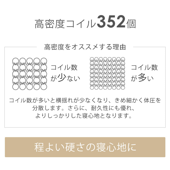 【ダブル】すのこベッド マットレス付 スマホスタンド＆2口コンセント付き 宮付き ボンネルコイル コンセント 2口 ベッドフレーム 〔49600127〕